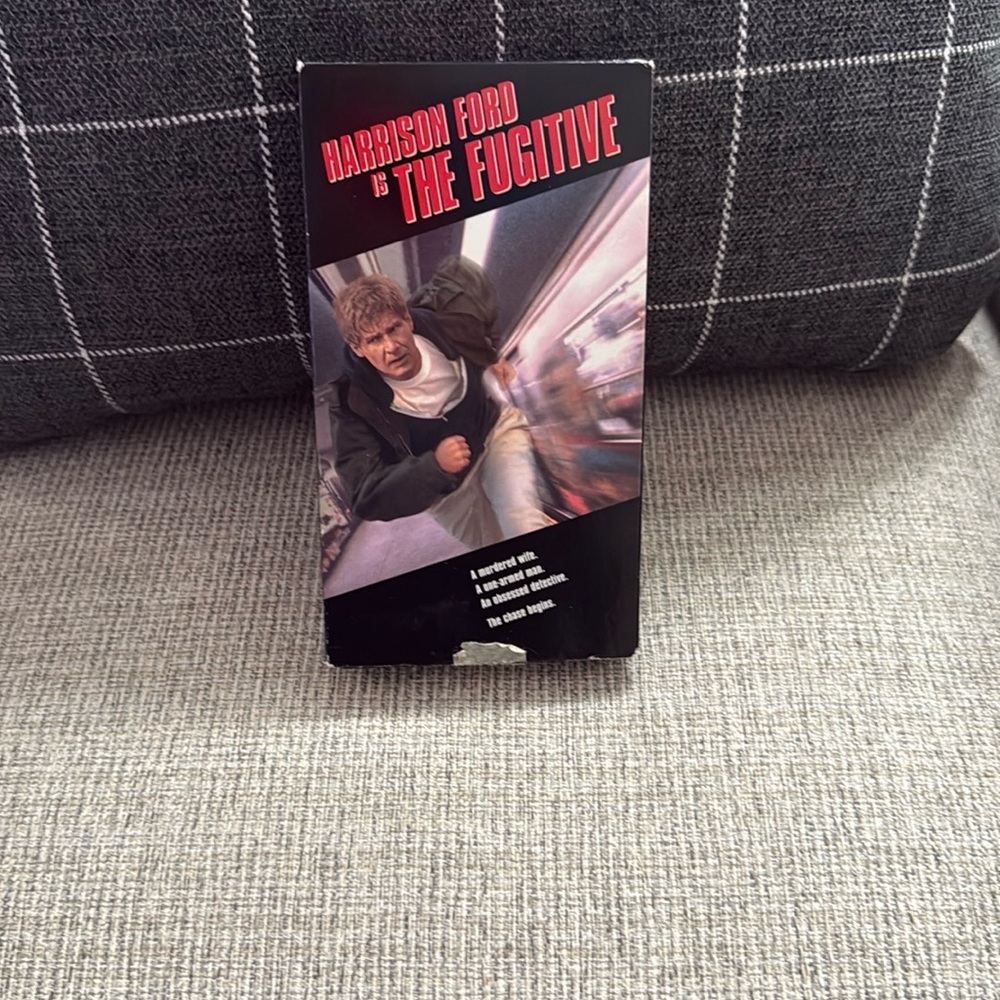 Harrison Ford in The Fugitive VHS